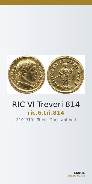 RIC VI Treveri 814 — CANOA