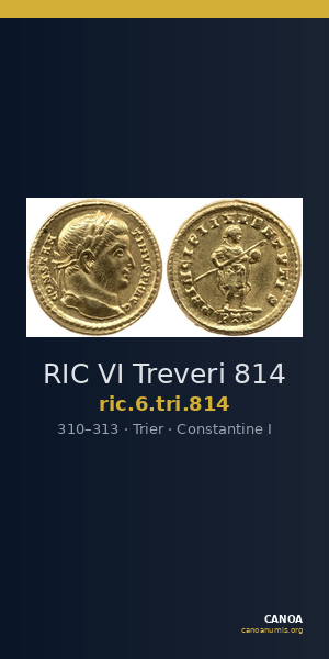 RIC VI Treveri 814 — CANOA