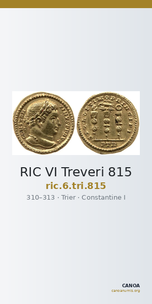 RIC VI Treveri 815 — CANOA