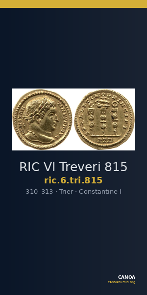 RIC VI Treveri 815 — CANOA