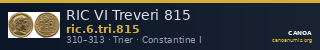 RIC VI Treveri 815 — CANOA