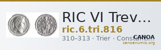 RIC VI Treveri 816 — CANOA