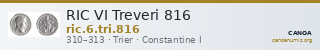 RIC VI Treveri 816 — CANOA