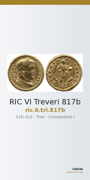 RIC VI Treveri 817b — CANOA