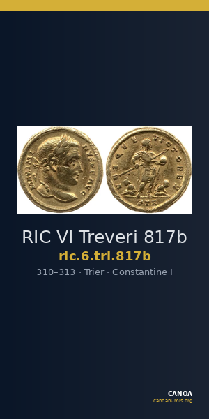 RIC VI Treveri 817b — CANOA