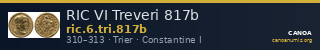 RIC VI Treveri 817b — CANOA