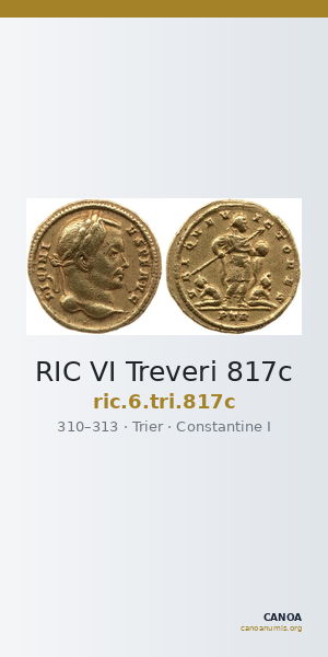 RIC VI Treveri 817c — CANOA