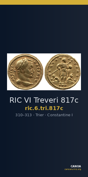 RIC VI Treveri 817c — CANOA