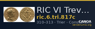 RIC VI Treveri 817c — CANOA