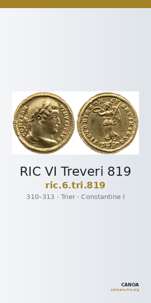 RIC VI Treveri 819 — CANOA