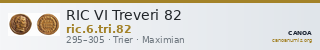 RIC VI Treveri 82 — CANOA