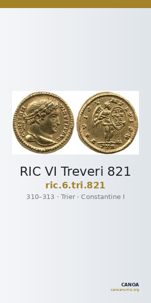 RIC VI Treveri 821 — CANOA