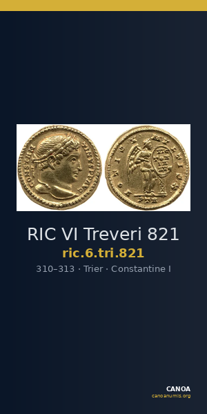 RIC VI Treveri 821 — CANOA