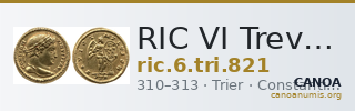 RIC VI Treveri 821 — CANOA
