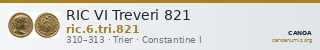 RIC VI Treveri 821 — CANOA