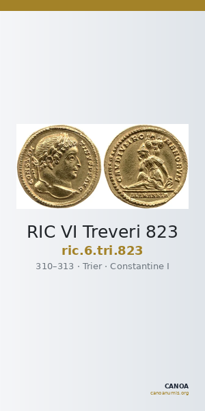RIC VI Treveri 823 — CANOA