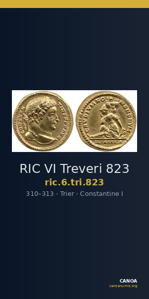 RIC VI Treveri 823 — CANOA