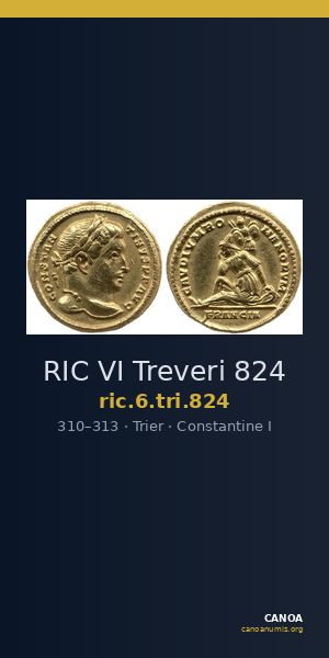 RIC VI Treveri 824 — CANOA