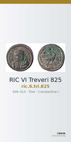 RIC VI Treveri 825 — CANOA