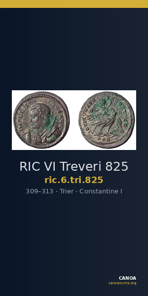 RIC VI Treveri 825 — CANOA
