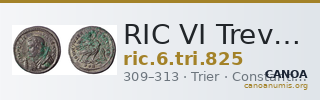 RIC VI Treveri 825 — CANOA