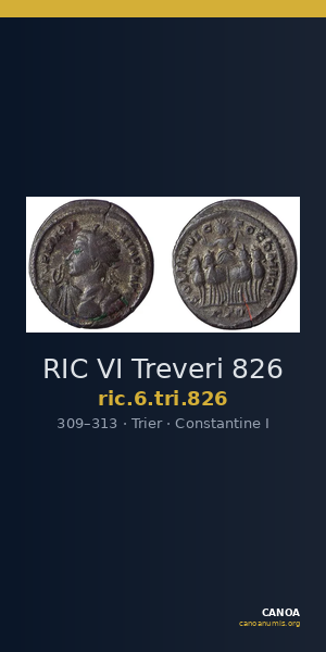 RIC VI Treveri 826 — CANOA
