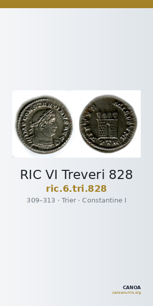 RIC VI Treveri 828 — CANOA