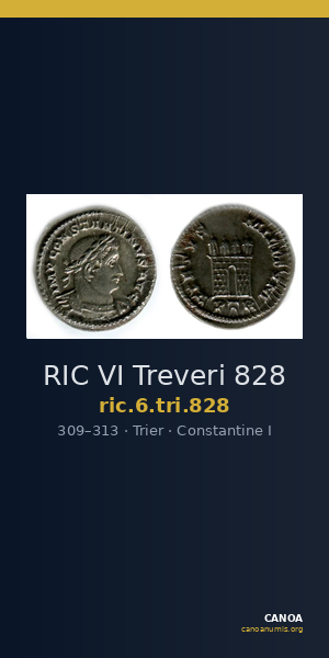RIC VI Treveri 828 — CANOA
