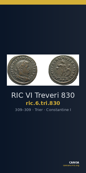 RIC VI Treveri 830 — CANOA