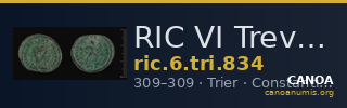 RIC VI Treveri 834 — CANOA