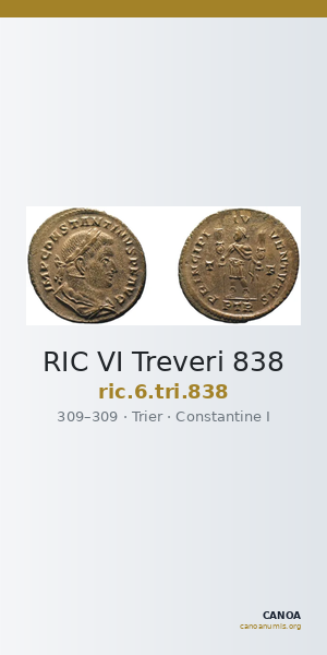 RIC VI Treveri 838 — CANOA