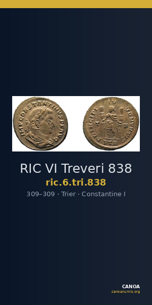 RIC VI Treveri 838 — CANOA