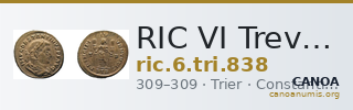 RIC VI Treveri 838 — CANOA