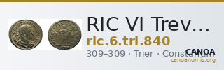 RIC VI Treveri 840 — CANOA
