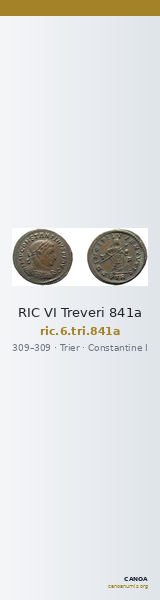 RIC VI Treveri 841a — CANOA