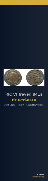 RIC VI Treveri 841a — CANOA