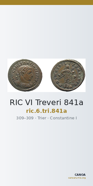 RIC VI Treveri 841a — CANOA
