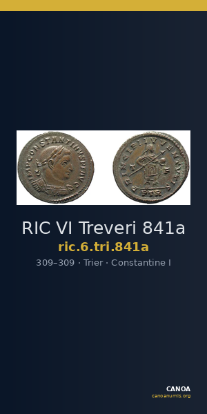 RIC VI Treveri 841a — CANOA