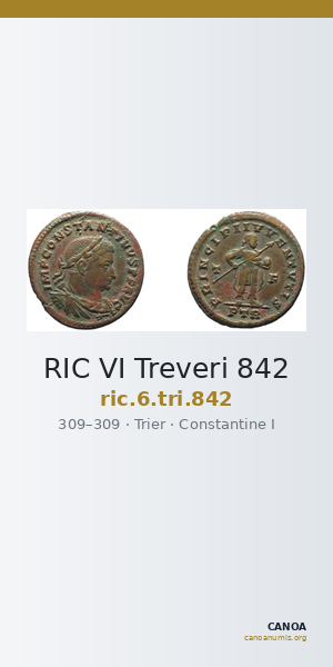 RIC VI Treveri 842 — CANOA