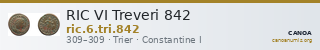 RIC VI Treveri 842 — CANOA