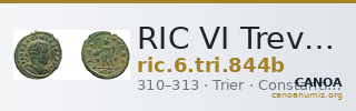 RIC VI Treveri 844b — CANOA