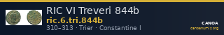 RIC VI Treveri 844b — CANOA