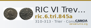 RIC VI Treveri 845a — CANOA