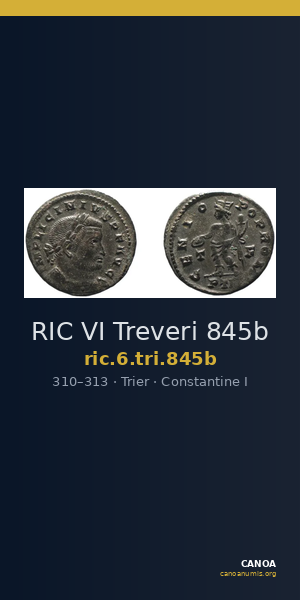 RIC VI Treveri 845b — CANOA