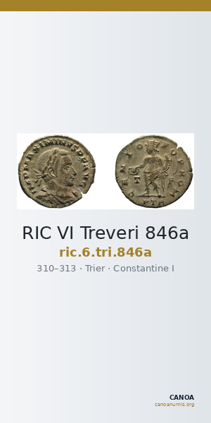 RIC VI Treveri 846a — CANOA