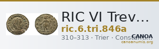 RIC VI Treveri 846a — CANOA