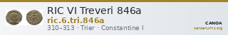 RIC VI Treveri 846a — CANOA