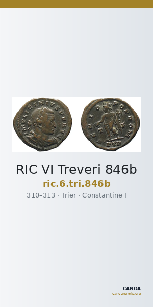 RIC VI Treveri 846b — CANOA