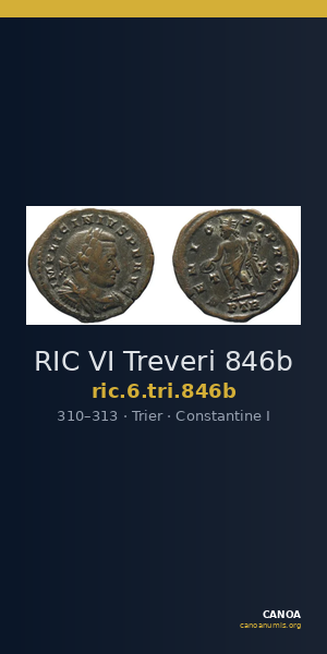 RIC VI Treveri 846b — CANOA