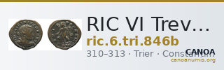 RIC VI Treveri 846b — CANOA